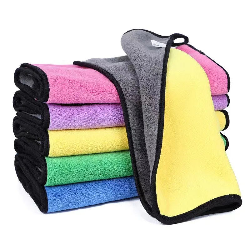 Microfiber Towel Detailing - 2PC Microfiber Car Cleaning Towels Microfibre