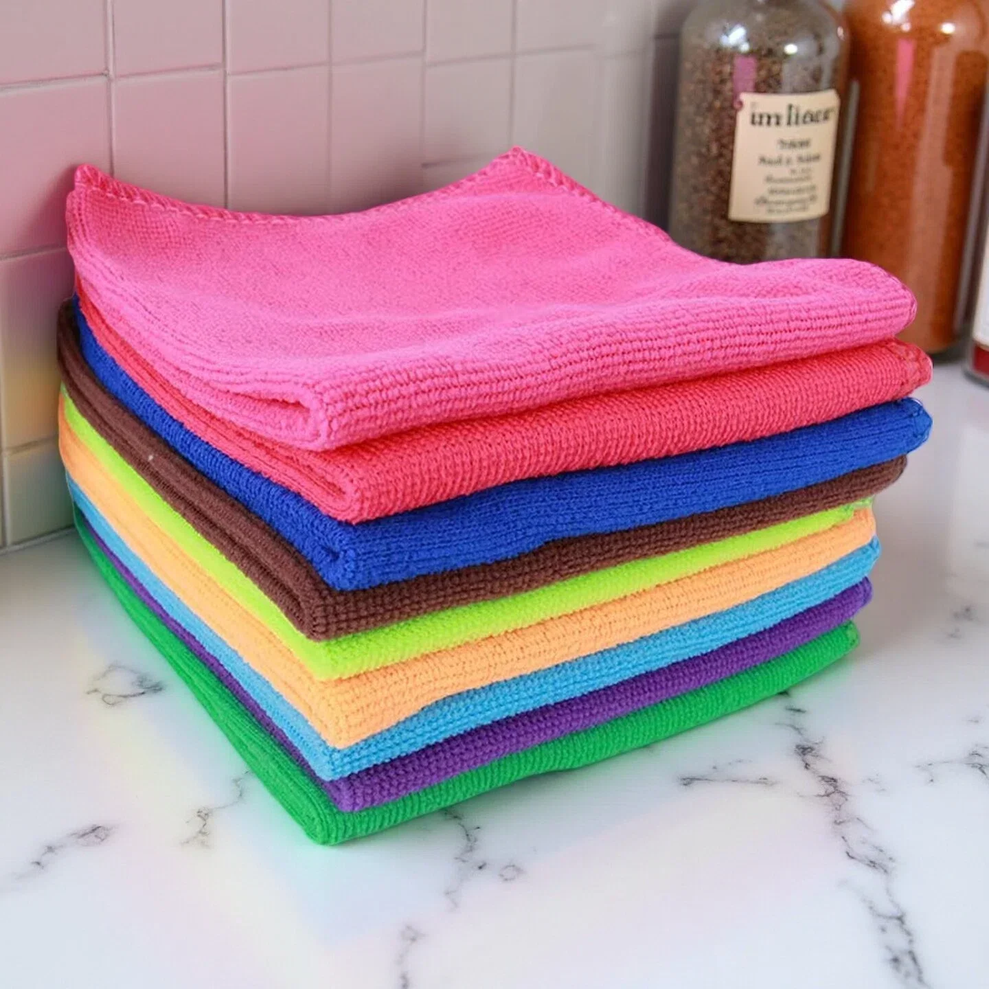 Microfiber Towel Detailing - Multipurpose Microfiber Cleaning Cloth (5pc Pack,30x30cm)Mixed