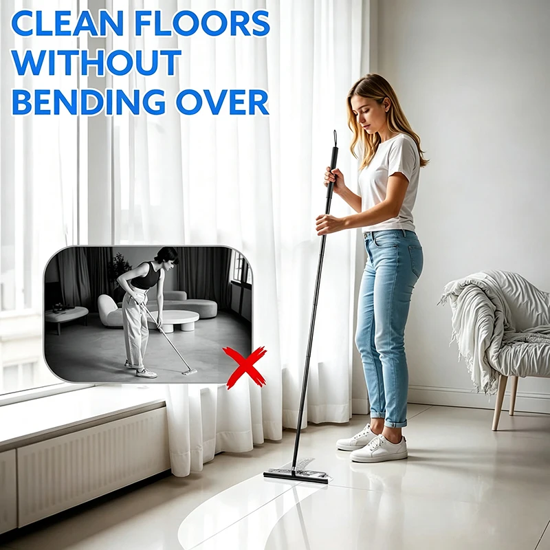 Telescopic Long Handle Window  - đánh giá và giá Glass Cleaner Streak