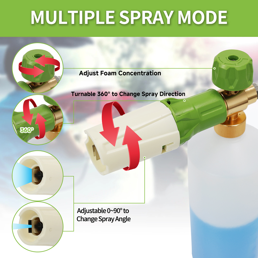Aluminum Foam gun Lance Foam c - đánh giá và giá Foam Cannon Car Wash