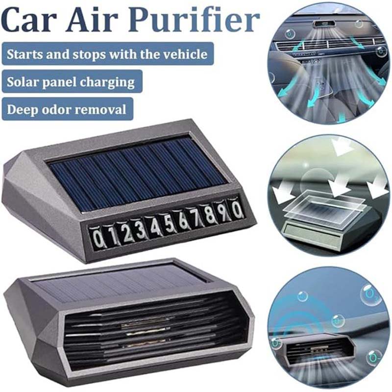 Solar Energy Powered Car Air P - đánh giá và giá Odor Eliminator Car