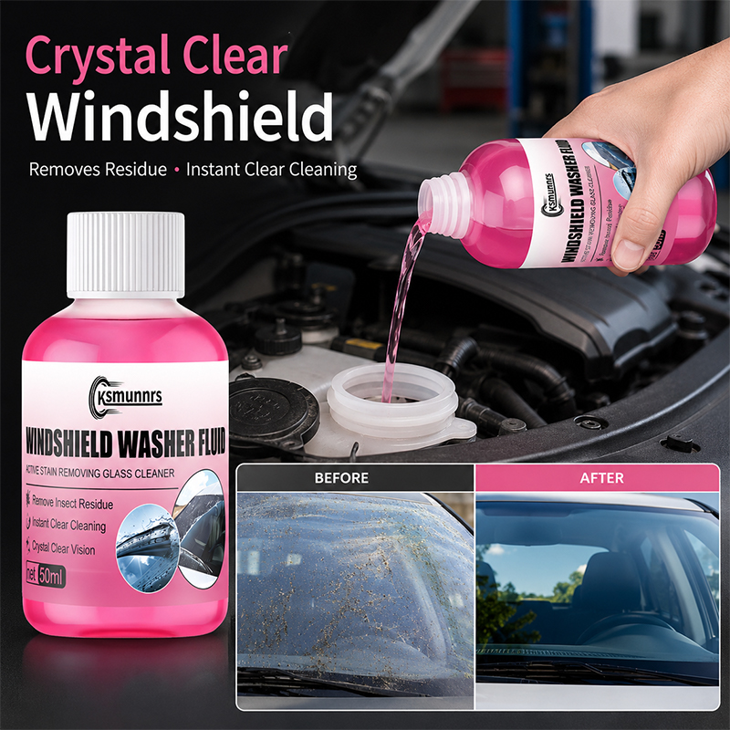 Car Glass Coating Washer Fluid - đánh giá và giá Glass Cleaner Streak