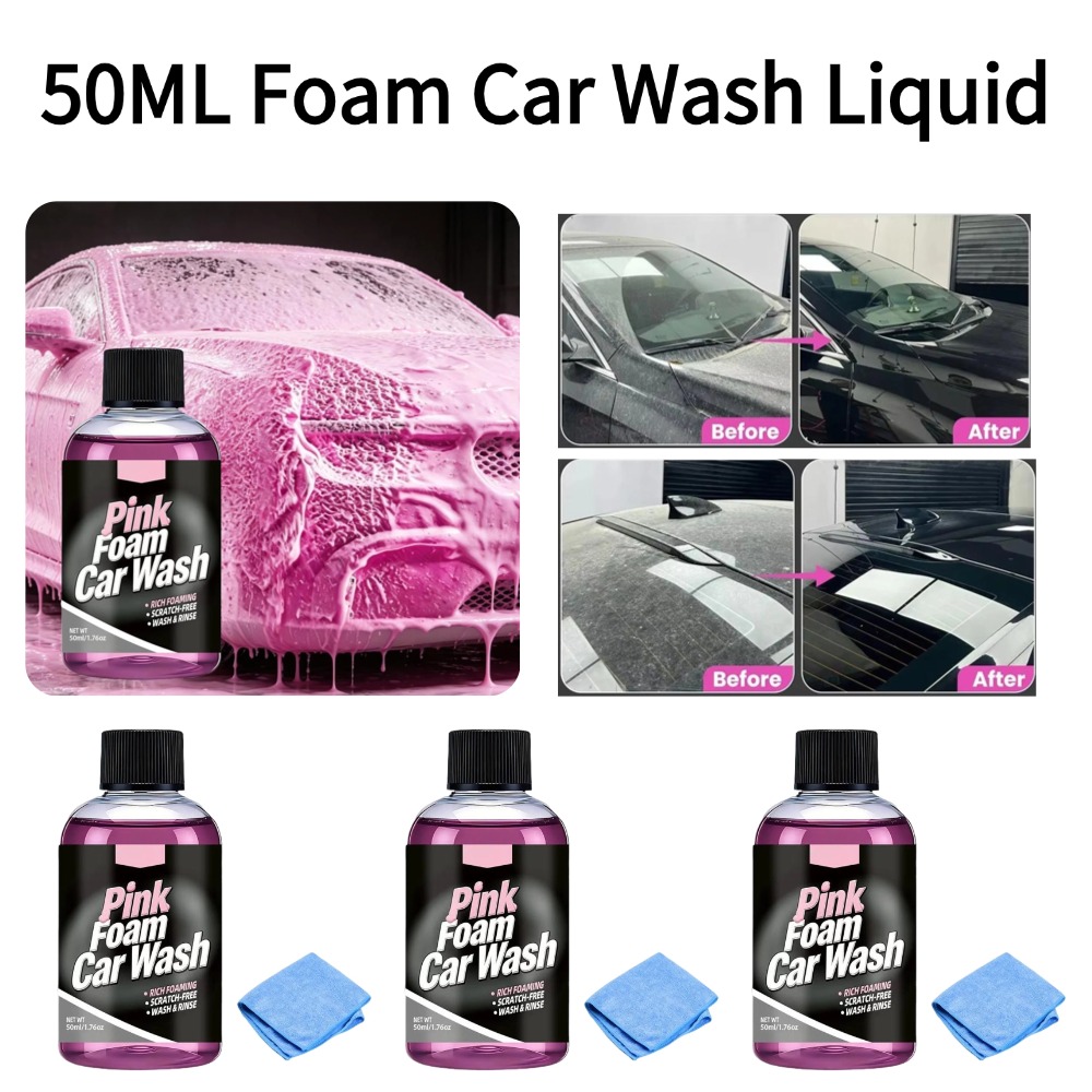 50ml Foam Car Wash Liquid Acti - đánh giá và giá Microfiber Towel Detailing