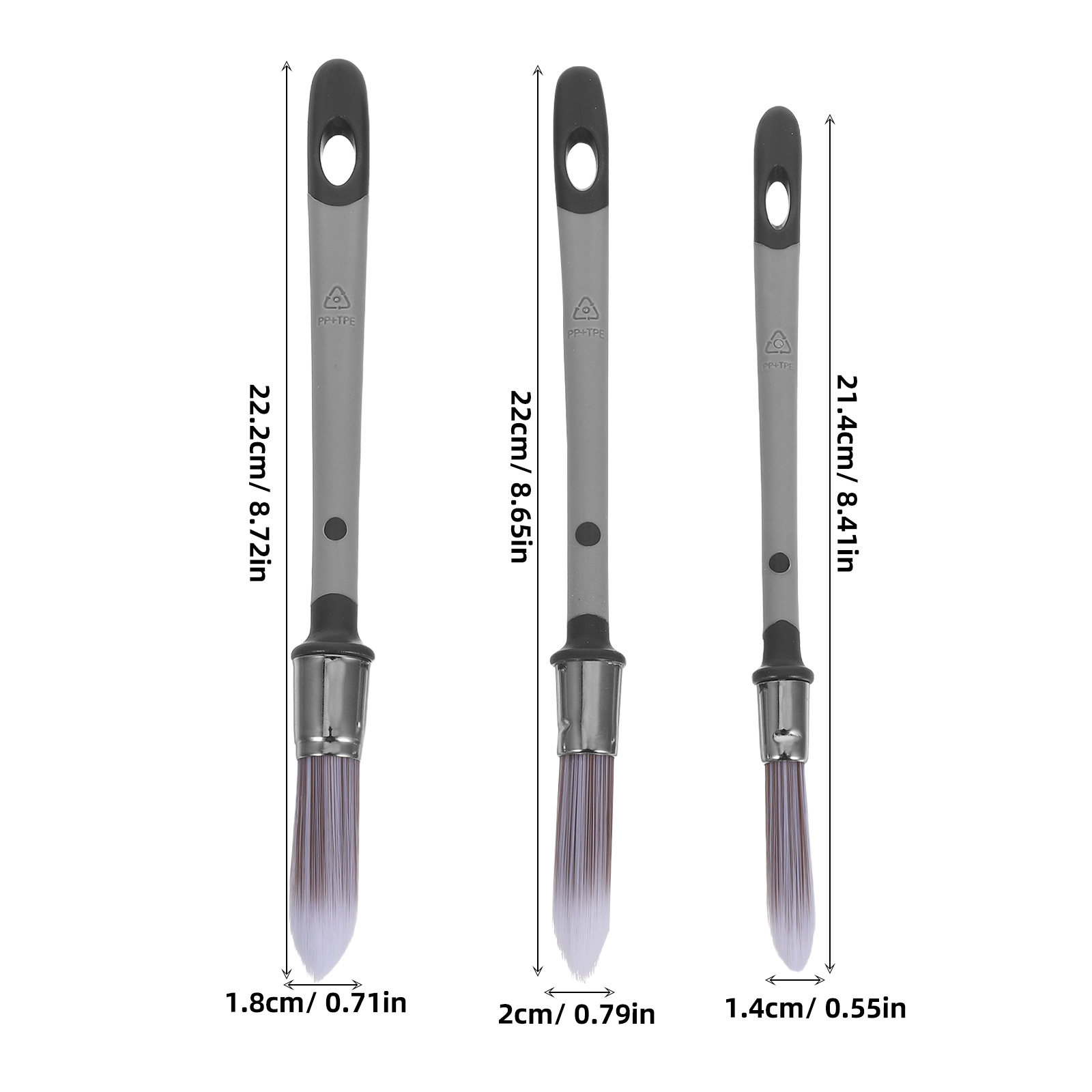 3Pcs Gap Grout Brushes Precise - đánh giá và giá Detailing Brush Set