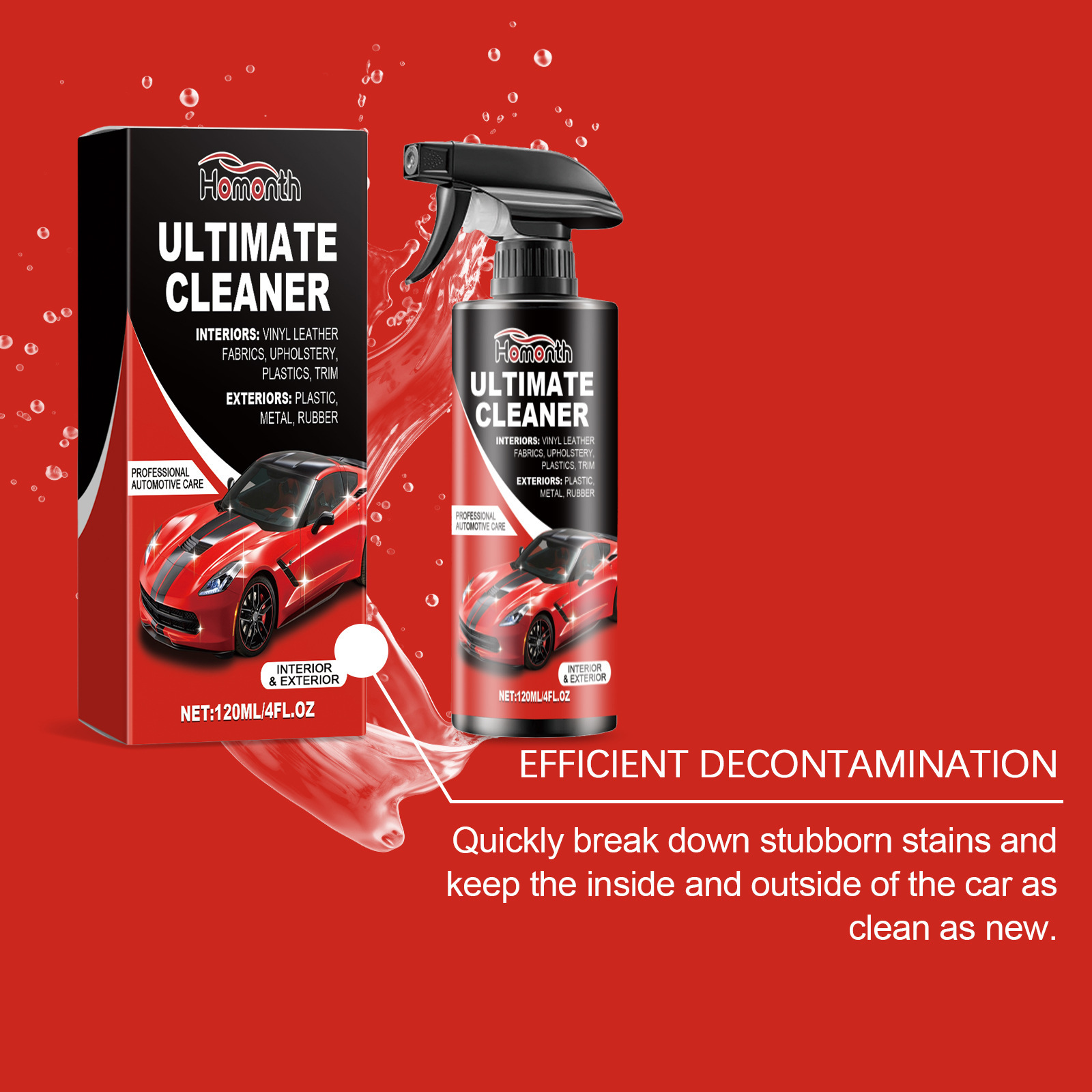 Homonth 120ml Car Interior Sta - đánh giá và giá Leather Cleaner Interior