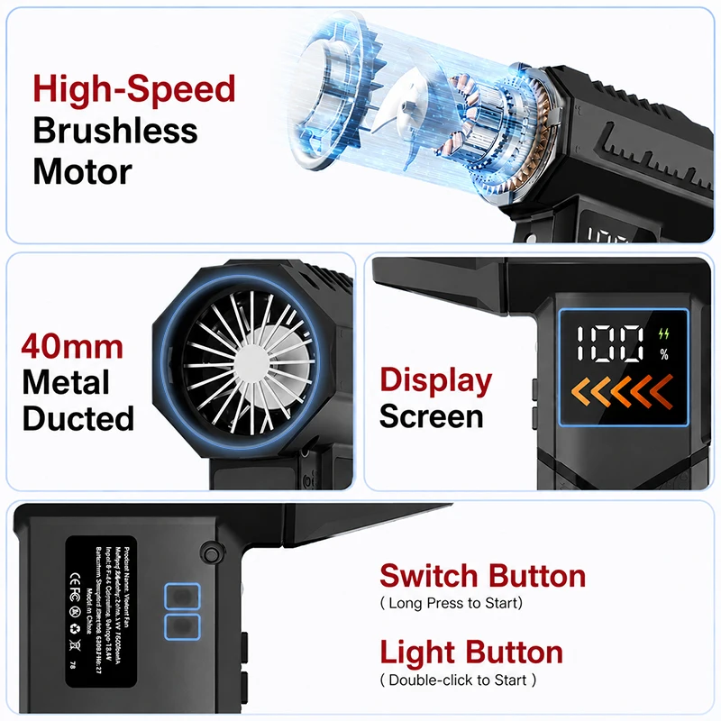 Super Powerful 2800000RPM Elec - đánh giá và giá Dryer Car Blower