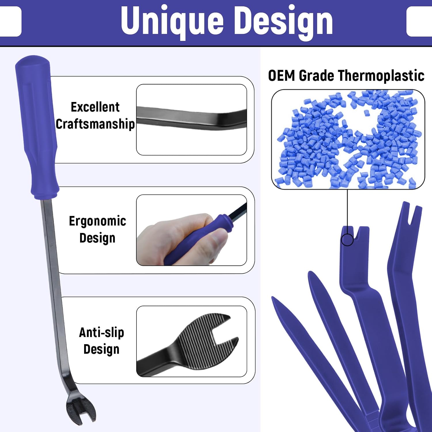 8pcs Car Hand Tool Set Car Dis - đánh giá và giá Trim Restorer Plastic