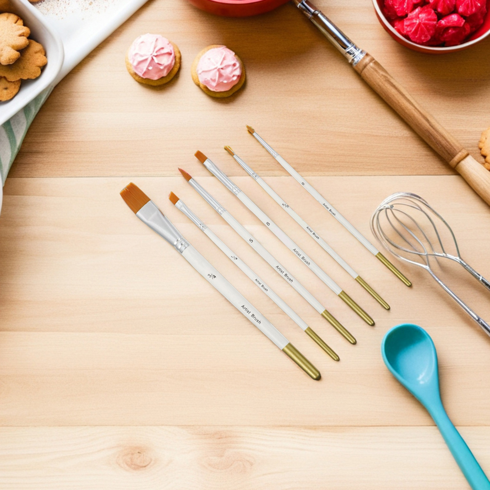 12Pcs Cake Detail Brush Set Ve - đánh giá và giá Detailing Brush Set